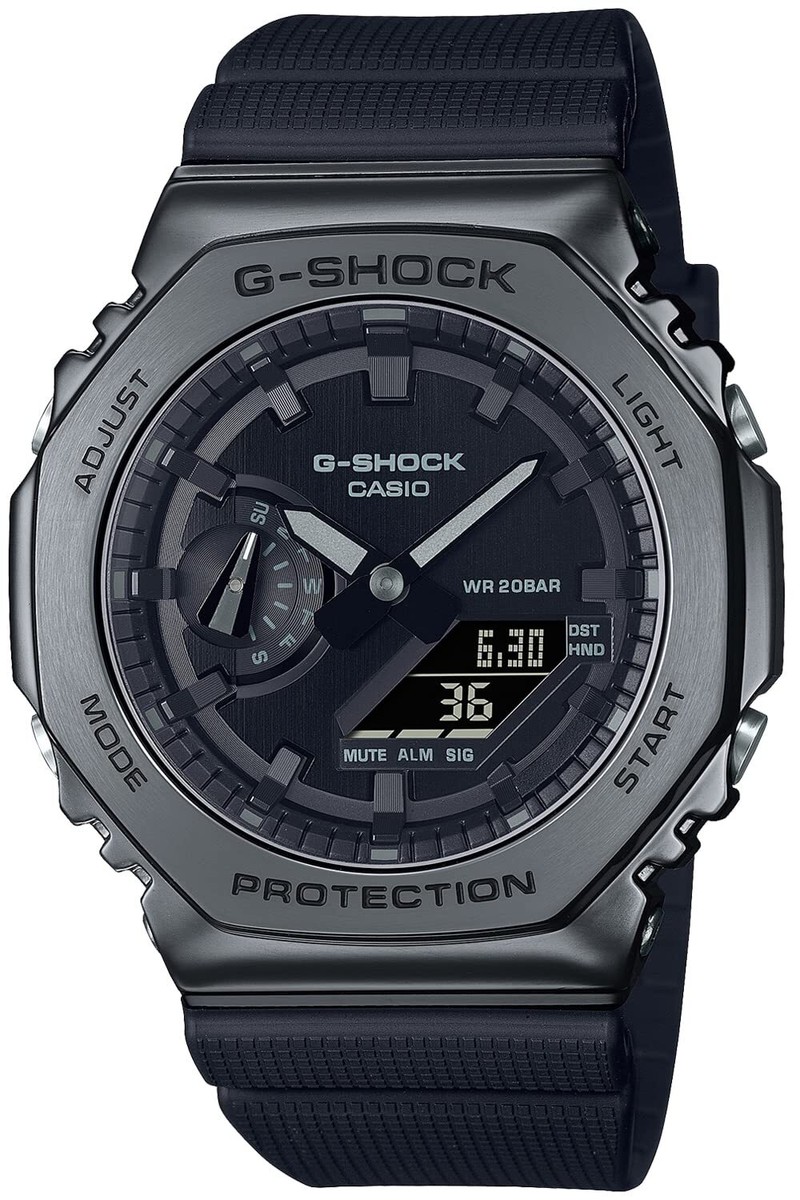 CASIO G-SHOCK Metal Covered GM-2100BB-1AJF Men's Watch Black