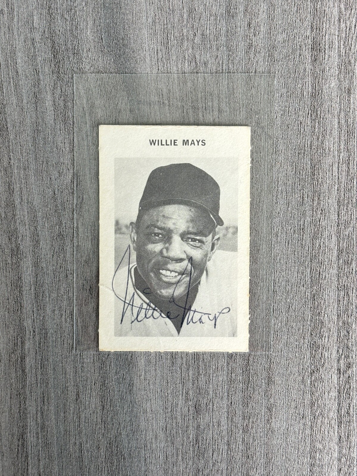 HOF Willie Mays Autograph Game Stats Card San Francisco Giants ON CARD Hof willie mays autograph game stats card san francisco giants on card