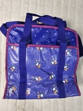 Vintage 90s Ross Similac Teddy Bear Diaper Bag Insulated Hospital Tote Purple