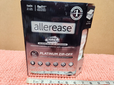 AllerEase ''Platinum Zip Off'' Zippered Mattress Protector w/ Removable Top Twin