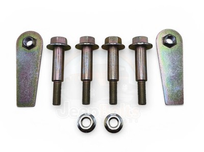 Fits 97-06 TJ LJ Jeep Wrangler Rear Sway Bar End Link Bolts w/ Flag Nuts