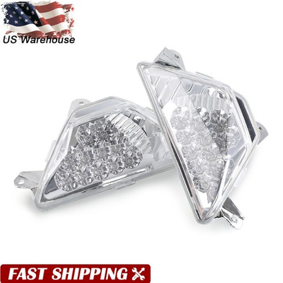 #ad Front Turn Signal Indicator Light Blinker Flush For KAWASAKI Ninja EX300 400 650 $20.35
