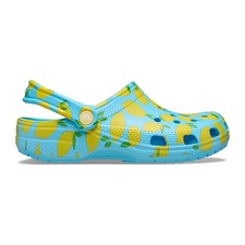 Crocs Womens' Classic Fresh Fruits Clogs - Blue/Yellow