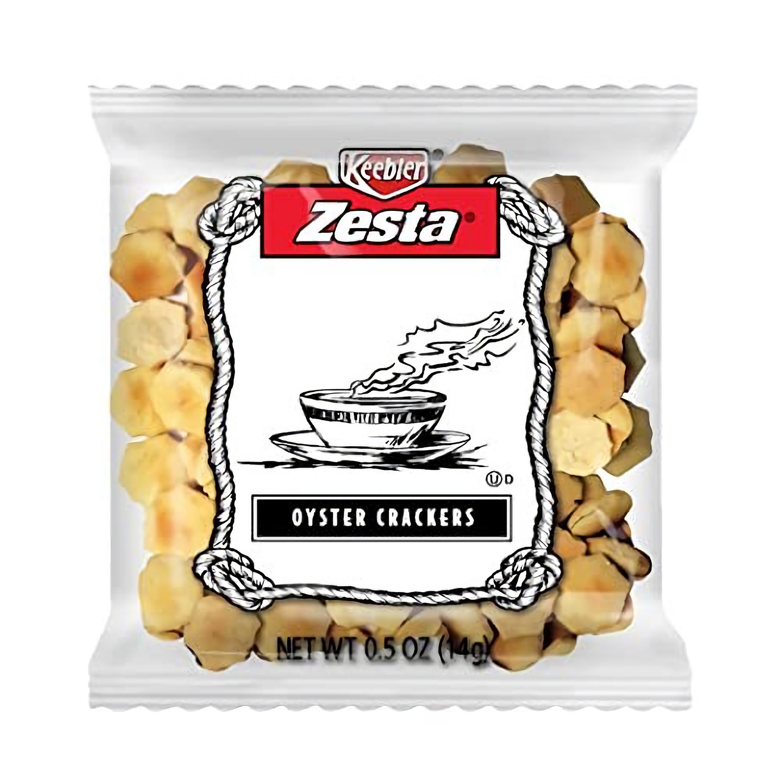 Paquetes de porciones de galletas de ostras Zesta Zesta | Paquete de 0,5 onzas | Paquete de 50