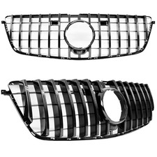 Kühlergrill Schwarz passt für Mercedes GL X166 12-15 + Kamera Sport-Panamericana Kühlergrill Schwarz passt für Mercedes GL X166 12-15 + Kamera Sport-Panamericana