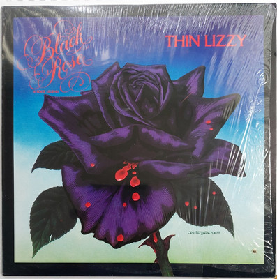  ︎   THIN LIZZY - Black Rose - ( A Rock Legend ) RARE Canada Press Mercury LP