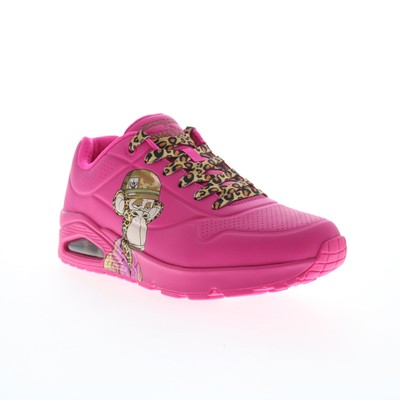 Skechers Uno Dr. Bombay Snoop Dogg Mens Pink Lifestyle Sneakers