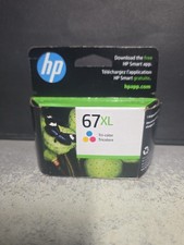 Genuine HP 67XL High Yield Tri-Color Ink Cartridge - Exp 4/2024, New Free Ship