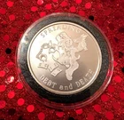 2014 Debt and Death Silver Shield Round 1 Troy oz. .999 Fine Silver! Sealed!