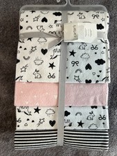 Carter's 4 pack of Receiving Blankets Girls Pink