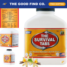 Emergency Food Supply - 15-Day Survival Tabs, Portable Survival Food, USA Made