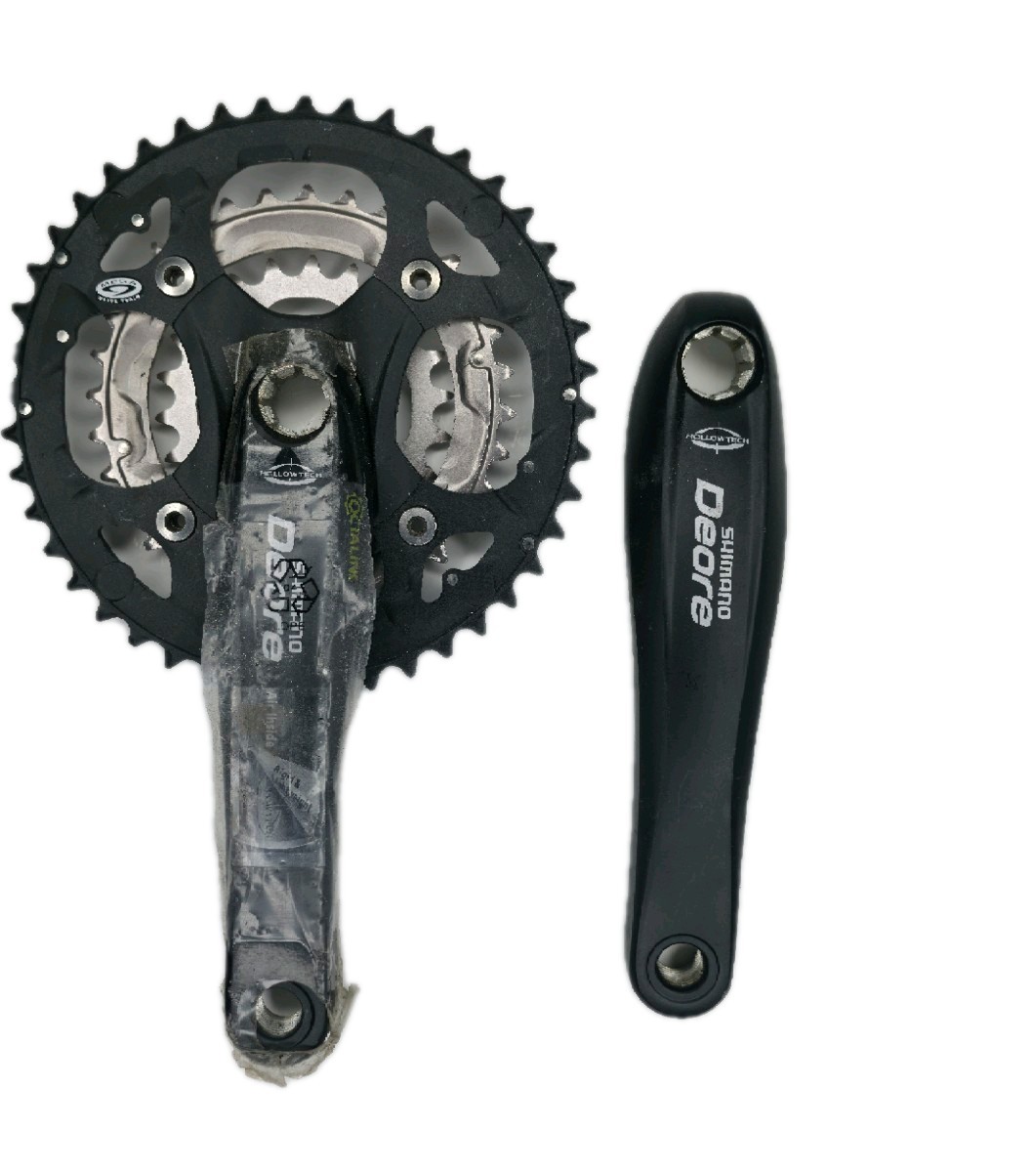 Vtg Shimano Deore M530 Octalink Crankset Triple Crank Set MT
