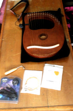 Aklot Harp Lyre - 16 Strings - With Pickup/Strap/Case/Extra Strings Wrench