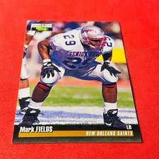 Mark Fields .. ROOKIE .. Washington State / Saints .. 1995 Pro Line Card 67. rookie card picture