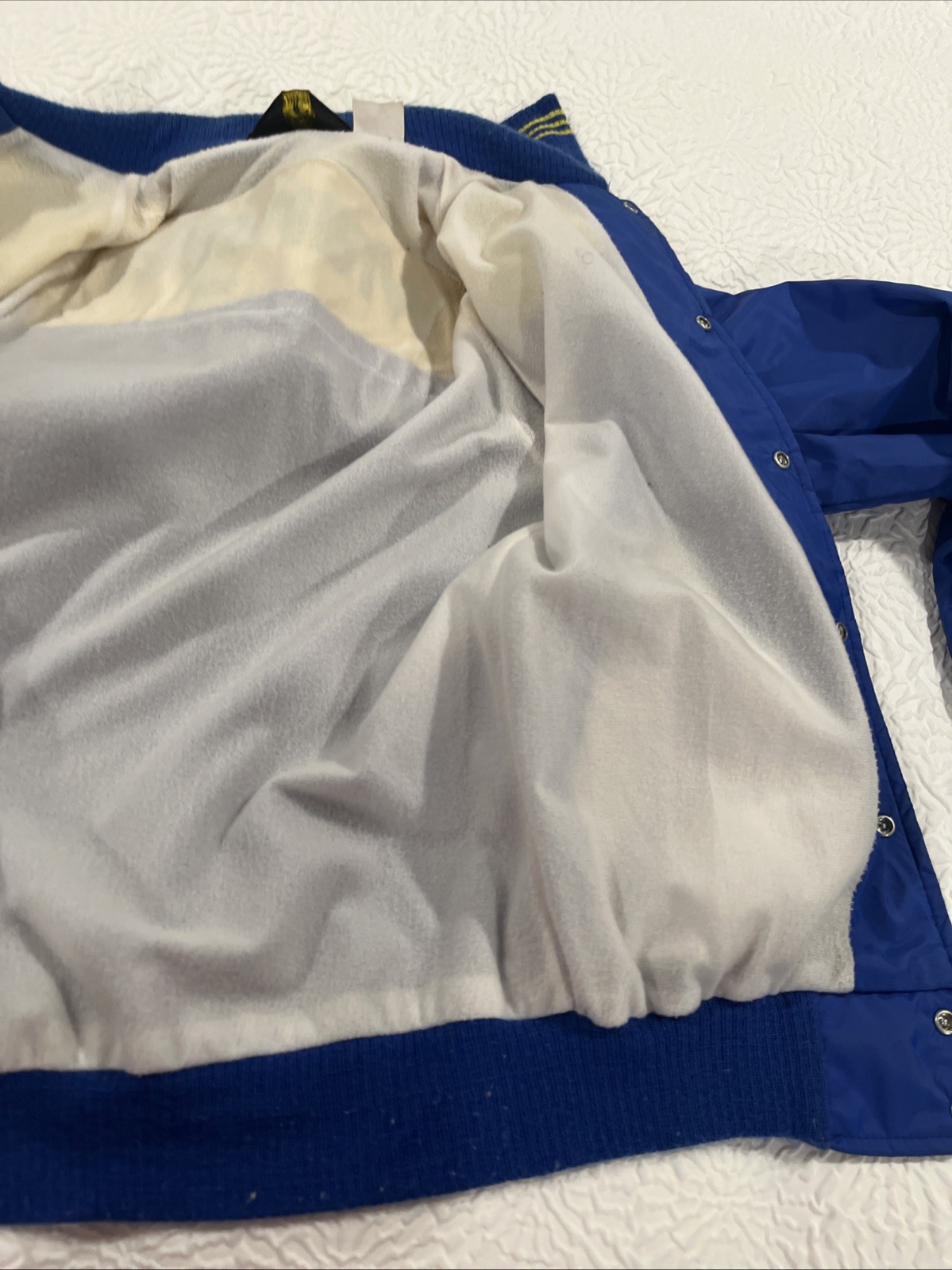 VTG Wrangler Nylon Snap Button Jacket Dale Earnhardt Embroidered Double Sided