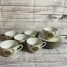 VTG. KAHLA Madonna Iridescent Cups And Saucer...
