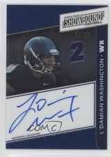 2014 Press Pass Showbound Blue 85/99 L'Damian Washington #SB-LW Auto 0a1