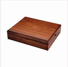 Royal Mint 19 Sovereign Pristine Wooden Coin Collection Box / Case Embossed Logo