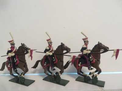 TRADITION: POLISH LANCERS OF THE IMPERIAL GUARD, 3 FIGURES, SET #701