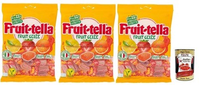 Fruittella Gelée, Gummiband, geschmack, mit Fruchtsaft, Glutenfrei 3x180g+Polpa