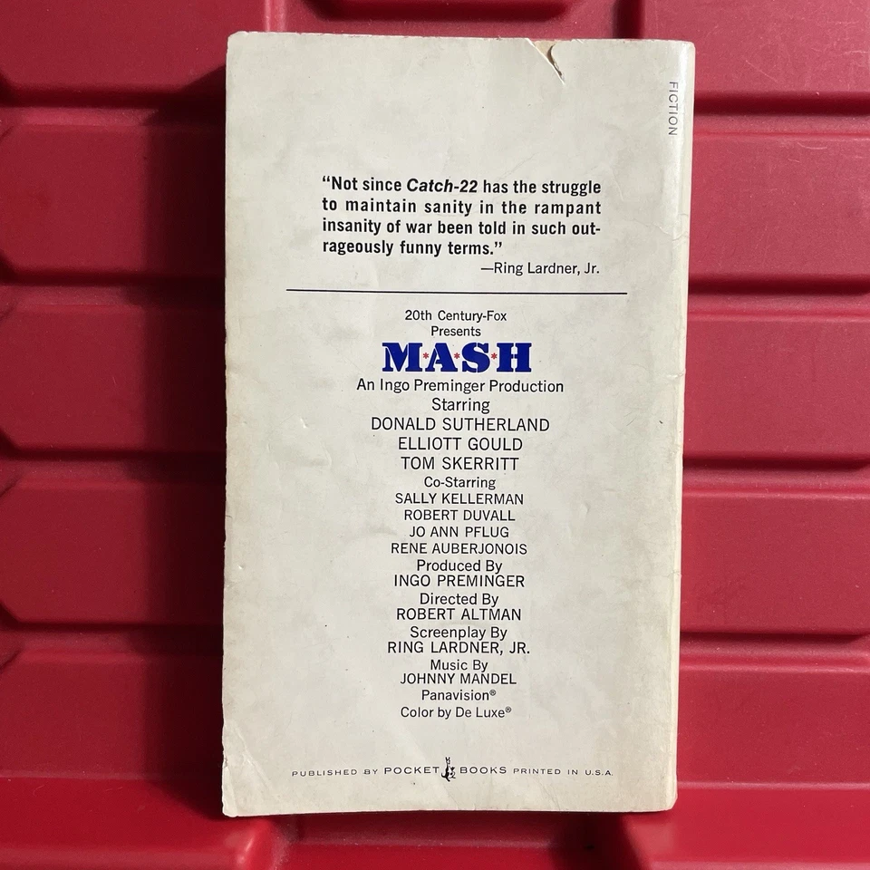 Mash Richard Hooker Pocket Books Paperback 3rd Printing Pre Owned Vintage 1970 Foto 2 de 2