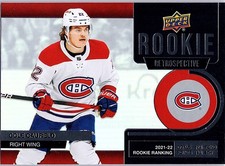 2022-23 Upper Deck #RR-9 Cole Caufield Rookie Retrospective