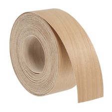1-1/2" x 25ft Wood Veneer Edge Banding, Iron on Beech Wood Edging Strips