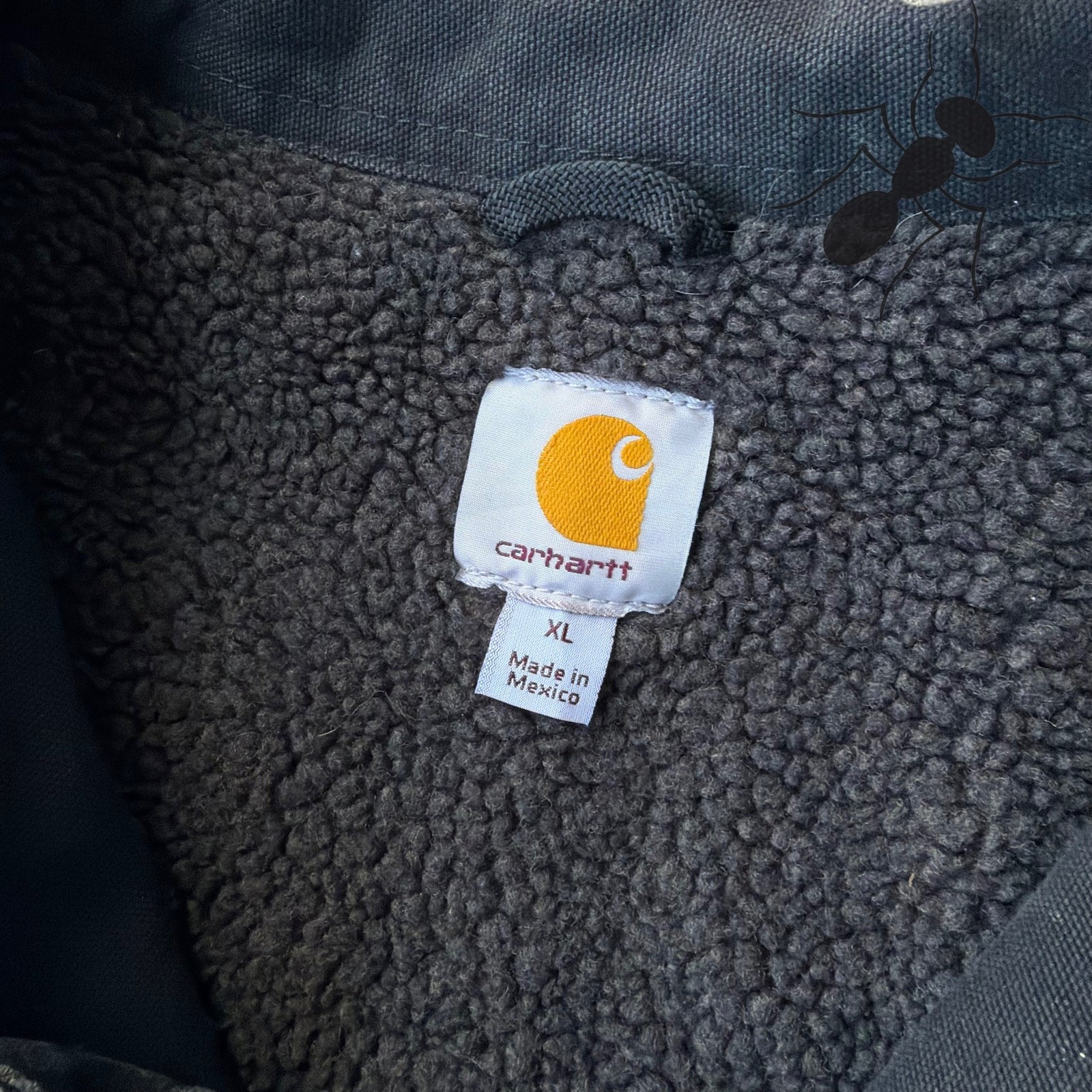 Carhartt C61 black chore work wear jacket thumbnail 9