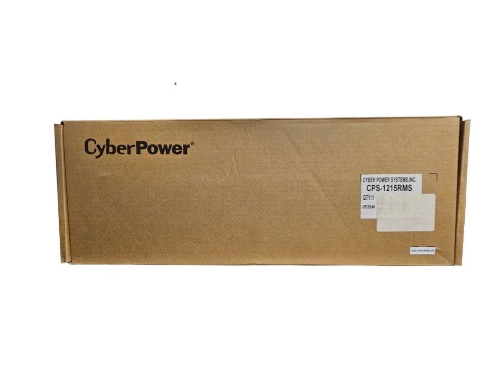CyberPower CPS1215RMS 120V/15A 12 Outlets 1U Rackmount Surge Protector - Image 4 of 4