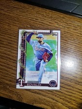 2025 Topps Holiday Baseball #H47 - Nathan Eovaldi - Texas Rangers