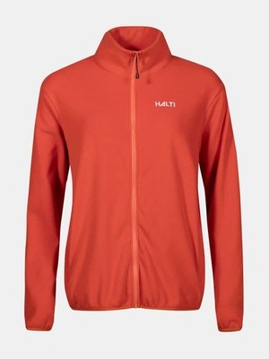 Halti Rockmoon Fleece Jacket Women Lightweight Midlayer Paprika Red