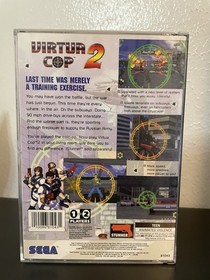 Virtua Cop 2 Sega Saturn 1996 w/Registration Card Tested Working