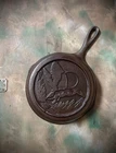 Rare Vintage Lodge wildlife series No.5 Mallard Duck Cast Iron 8” Skillet