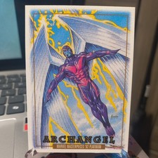 2024 Skybox Marvel Masterpieces '92 Platinum Archangel Leather #8