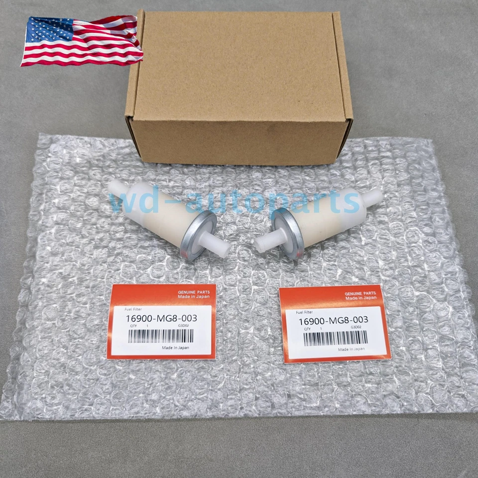 New 2x Fuel Filter For Honda Shadow ACE Aero Spirit 750 1100 Motorcycle Series - Изображение 2 из 4