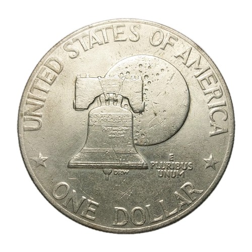 1976 USA $1 Coin – Eisenhower Bicentennial Dollar Liberty Bell