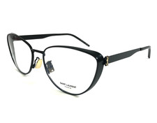Saint Laurent Eyeglasses Frames SL M92 003 Matte Black Cat Eye 57-17-145