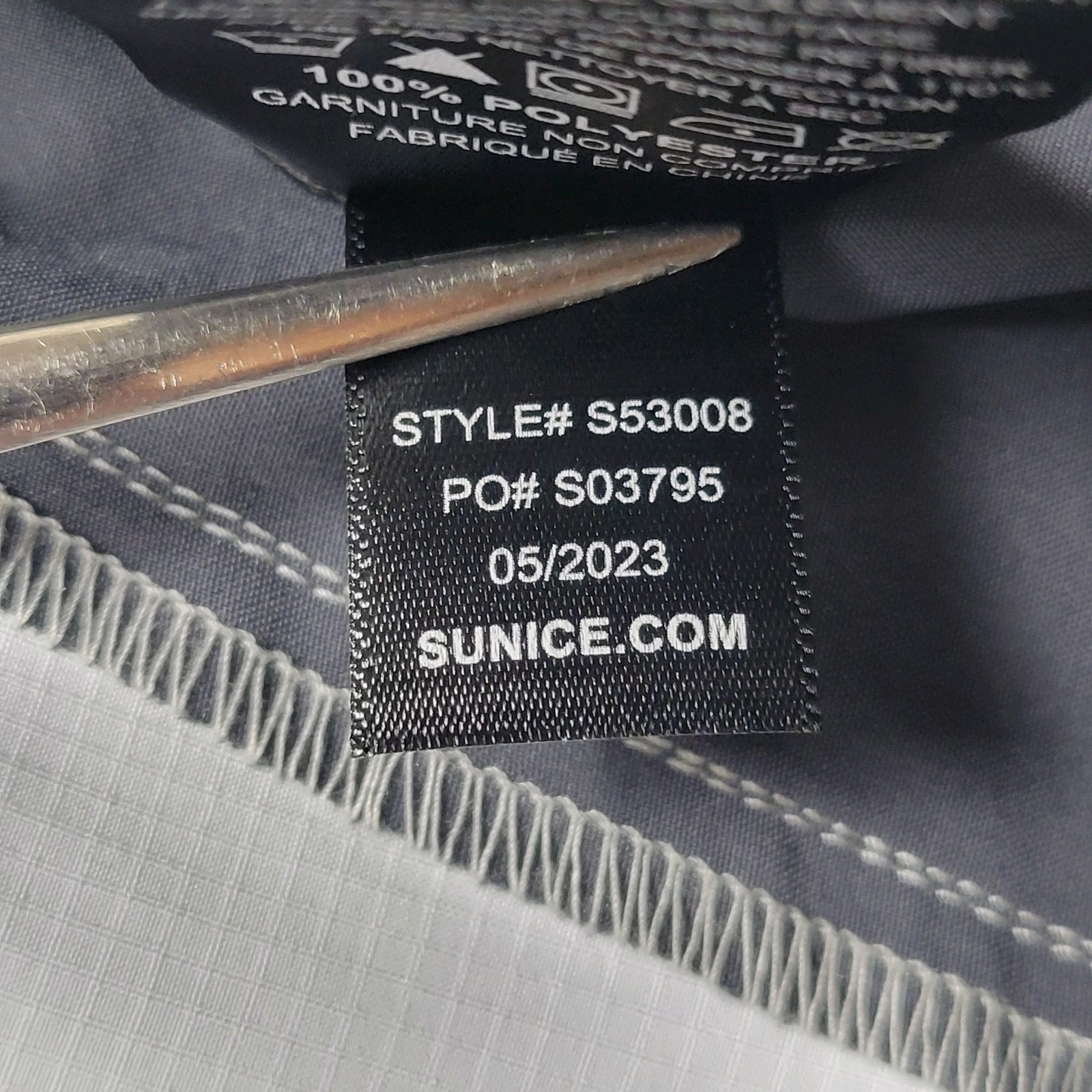 Sunice Men's Golf George Wind SS Pullover Size L Magnesium Camo/Charcoal NWT image 7