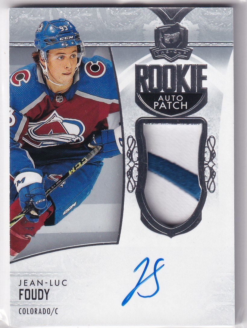 22/23 UD THE CUP JEAN-LUC FOUDY RC SP ROOKIE JERSEY PATCH AUTO /249 #187 2CL
