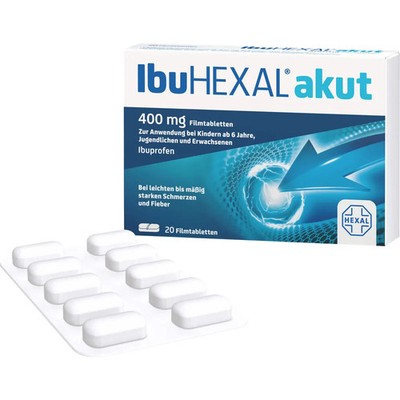 Ibuhexal Akut 400 Filmtabletten 20St - PZN 68972
