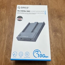 ORICO M.2 NVMe Cloner Dual-Bay NVMe Docking Station USB C to NVMe SSD Enclosure