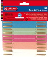 Herlitz Heftstreifen 34 X 150 Mm Rc Karton Farbig Sortiert 10 StüCk