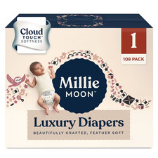 Millie Moon Luxury Disposable Diapers size one 108ct Millie Moon