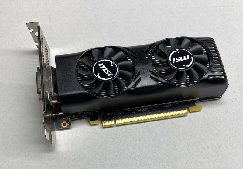 4GB MSI GeForce GTX 1650 DVI / HDMI / DP GDDR5 Low Profile PCI-e Graphics Card