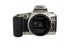 Canon EOS Rebel G 35mm FILM SLR Analog camera body ONLY TESTED working Silver