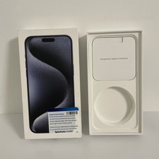 Apple iPhone 15 PRO MAX Blue Titanium 256GB - A2849 MU693LL/A - Empty Box ONLY