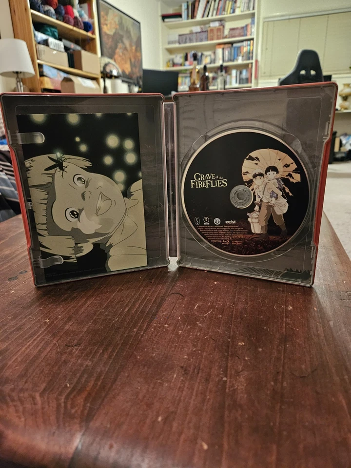 Grave of the Fireflies [Blu-Ray] Steelbook Case Limited Edition Anime Ghibli - Image 3 of 4