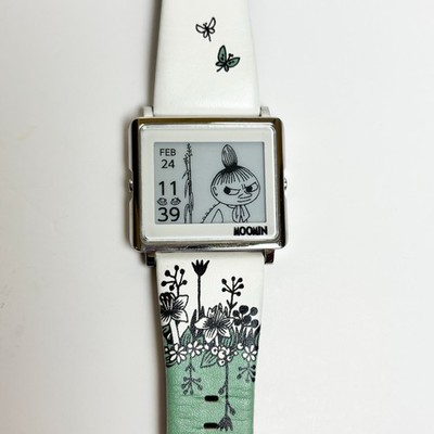 Epson Smart Canvas Watch Little My Moomin Rare Tested