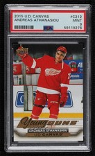2015-16 Upper Deck UD Canvas Young Guns Andreas Athanasiou #C212 PSA 9 MINT 0c3