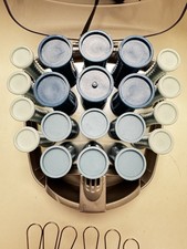 Conair HS34XAM Compact 20 Multi Size Blue Hot Rollers Clips Tested, Working